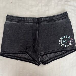 Converse Women's Charcoal Athletic Shorts